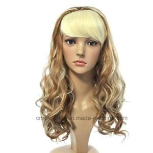 Hot Sale Cosplay Fashion Wig Half Head 1/2 Synthetic Wig