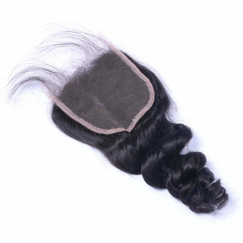 Kbeth Ear to Ear 13X4 Lace Frontal Closure Human Hair Swiss Lace Frontal Closure Brazilian Loose Wave Hair Remy Apple Girl