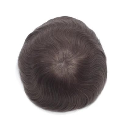 Super Thin Ultra Natural Men&prime;s Toupee