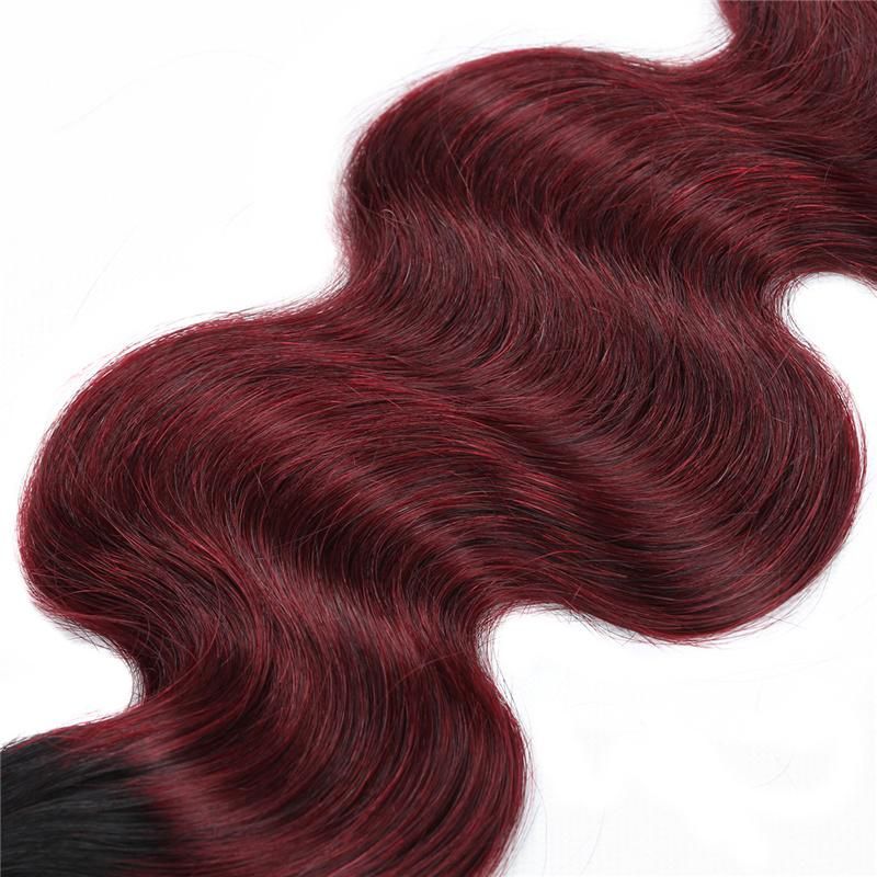 Top Sale Raw Virgin Ombre Color Brazilian Weave Bundles