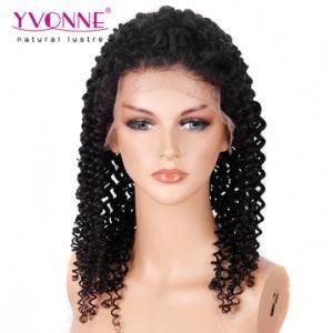 Yvonne Virgin Brazilian Human Hair 180% Density Lace Front Wig Kinky Curl