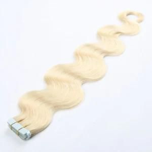 Hand Tied 100% Virgin Brazilian Human Hair Body Wavetape in Hair Extension