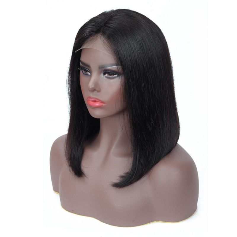 Top Quality 4*4 Bob Front Lace Straight Brazilian Hair Wigs