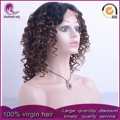 Wholesale Color Burmese Remy Human Hair Lace Front Wig