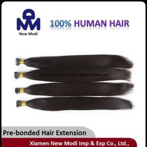 Long Black I Tip Brazilian Virgin Human Hair Extension