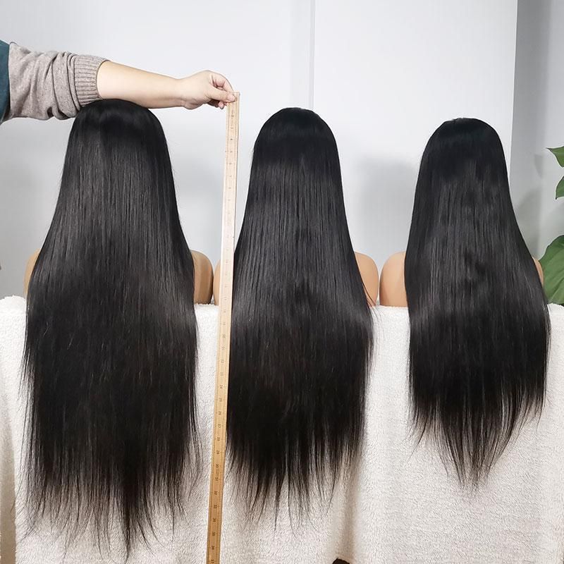 Wholesale Straight 100 Virgin Brazilian 13X4 Human Hair Lace Front Wigs