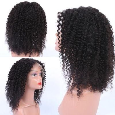 Afro Kinky Curly Human Hair Wig 4X4 Lace Closure Wig 13X4 Lace Frontal Wig