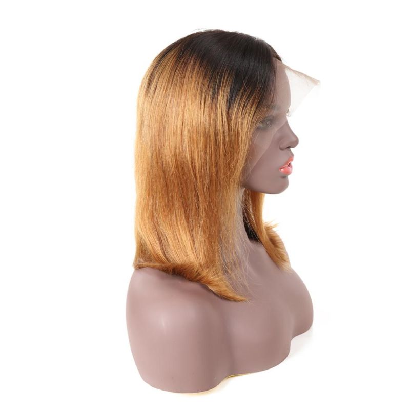 Fancy Color Human Hair Wig Lace Frontal Wig