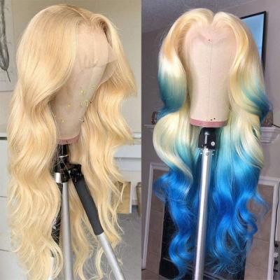 Glueless Brazilian Hair 613 HD Full Lace Front Wig, Blonde 613 Virgin Human Hair Wig, Lace Frontal Colored Wig with Baby Hair