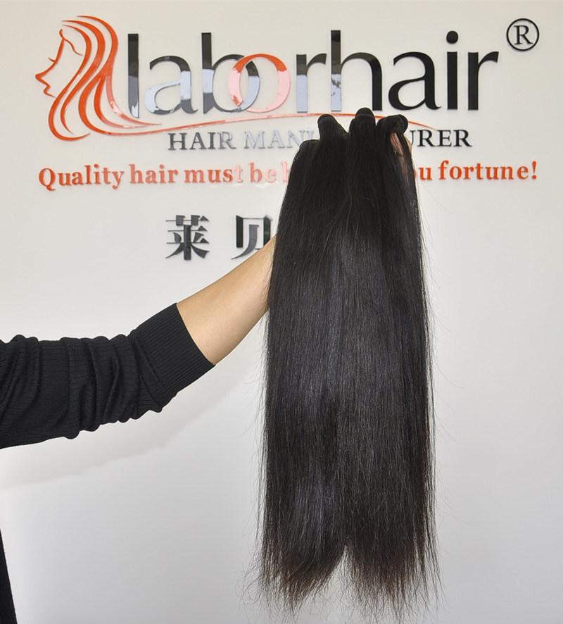 Unprocessed Labor Hair Extension 105g (+/-2g) /Bundle Natural Brazilian Virgin Straight Hair 100% Human Hair Weaves Grade 9A