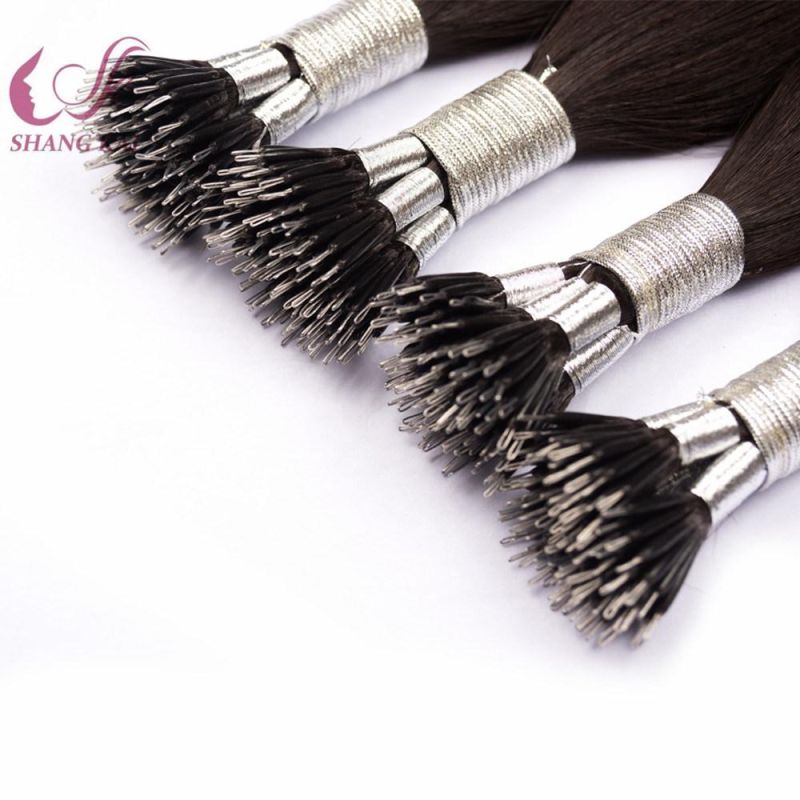 Factory Wholesale Nano Tip Cuticle Aligned Hair Extension Human Hair Russian/Mongolian Remy