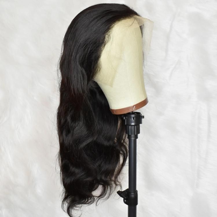 HD Lace Frontal Human Hair Wig Body Wave Transparent Lace Wholesale Price Brazilian Virgin Hair Popular Wig