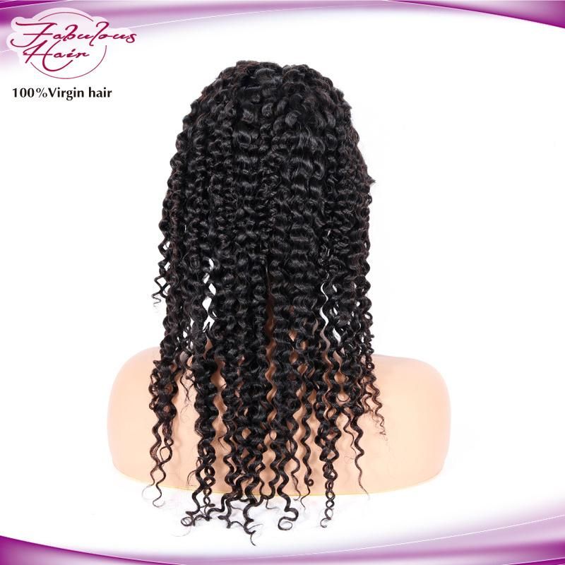 Brazilian 18 Inch Natural Curly Wigs Cheap for Black Women