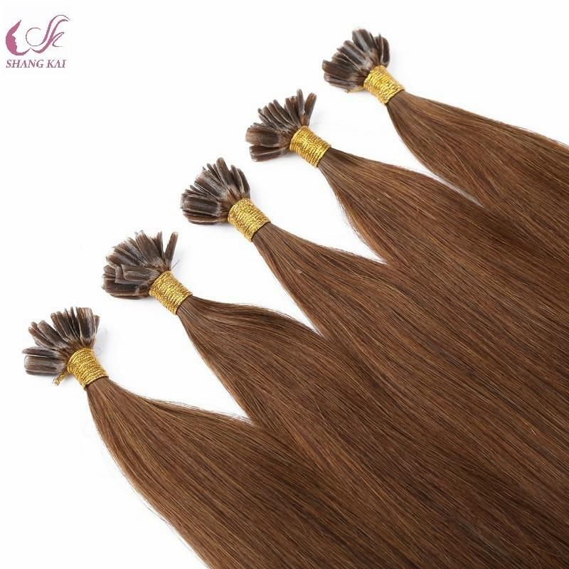 100% Human Keratin Pre-Bonded Remy Factory Price U Tip Hair Extension
