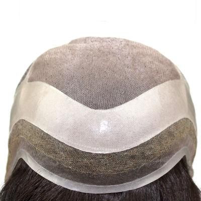 silicon &amp; Elastic Net Keeping This a Very Sturdy Men&prime;s Wig - No Need for Glue