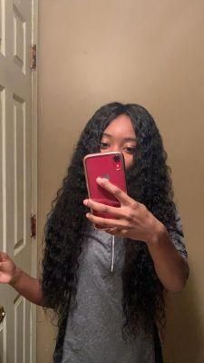 Hand Tied Human Hair Piece Frontal Closure for Front Lace Wig with Hair Extensions