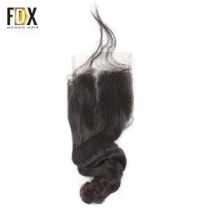 Malaysian Virgin Product Raw Human Remy Natural Hair Closure