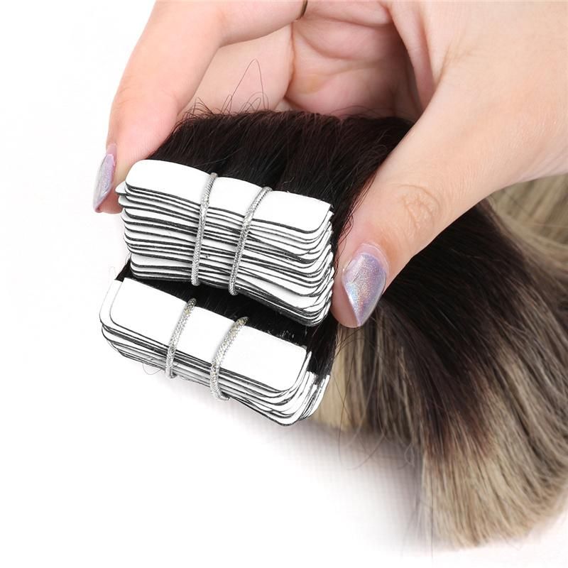 Popular Tangle Free No Shedding Double Drawn Remy Tape Hair Extension