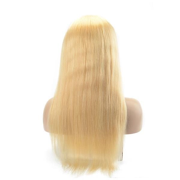 Blonde and Straight Women’ S Real Human Hair Full Lace Lw1-S Hairpiece