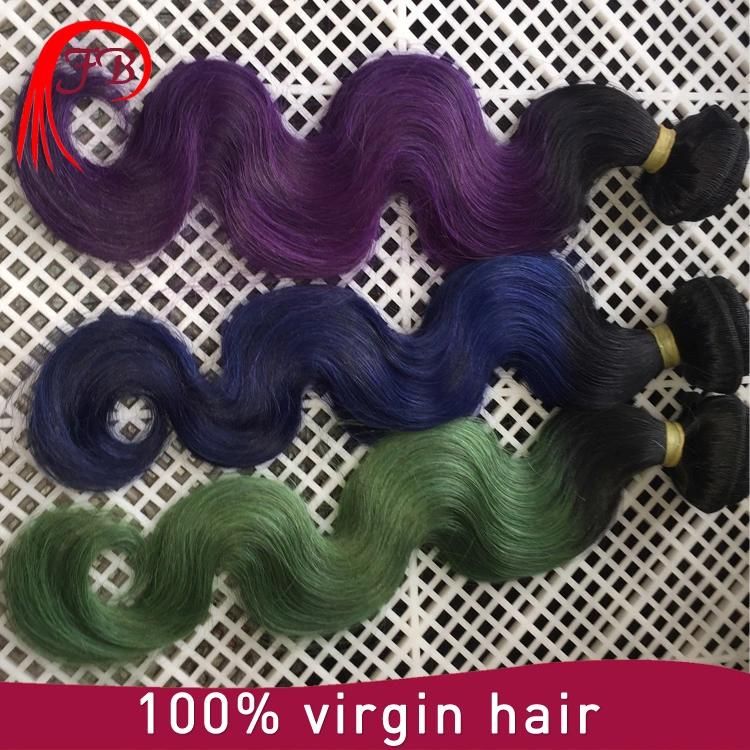 7A Body Barzilian Remy Omber Color Human Hair Weaving