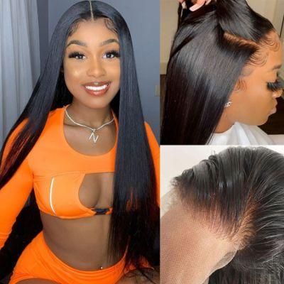 Wholesale 5X5 HD Lace Front Wig 100% Natural Cheap Brazilian Virgin Hair Weave Indian Best Remy Human Hair Dubai Factory