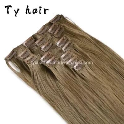 3% Discount 10 Inch to 30 Inch Chinese Cuticle Virgin Remy Human Weave Straight Clip Hair Extension