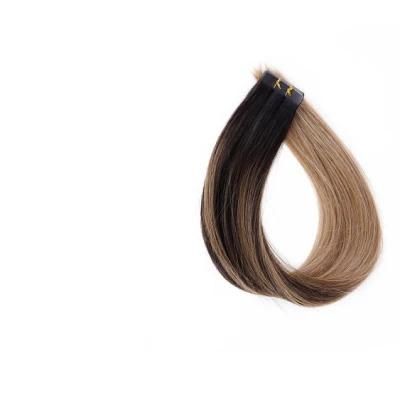 Double Drawn Tape Remy Human Hair Extensions Invisible Skin Weft Hair Natural Straight Rejection Hair 2.5g/