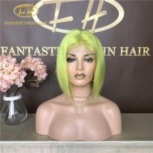 Top Grade Brazilian/Indian Virgin/Remy Human Hair Full/Frontal Lace Bob Wig with Amazing Color