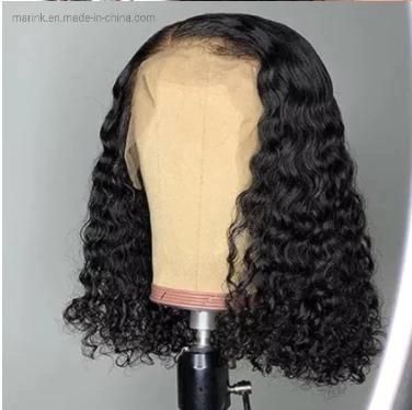 Hot Sale Indian Hair HD Lace Front 100% Virgin Raw Unprocessed Hair Wigs Deep Curly 360 Lace Frontal Wigs for Black Women