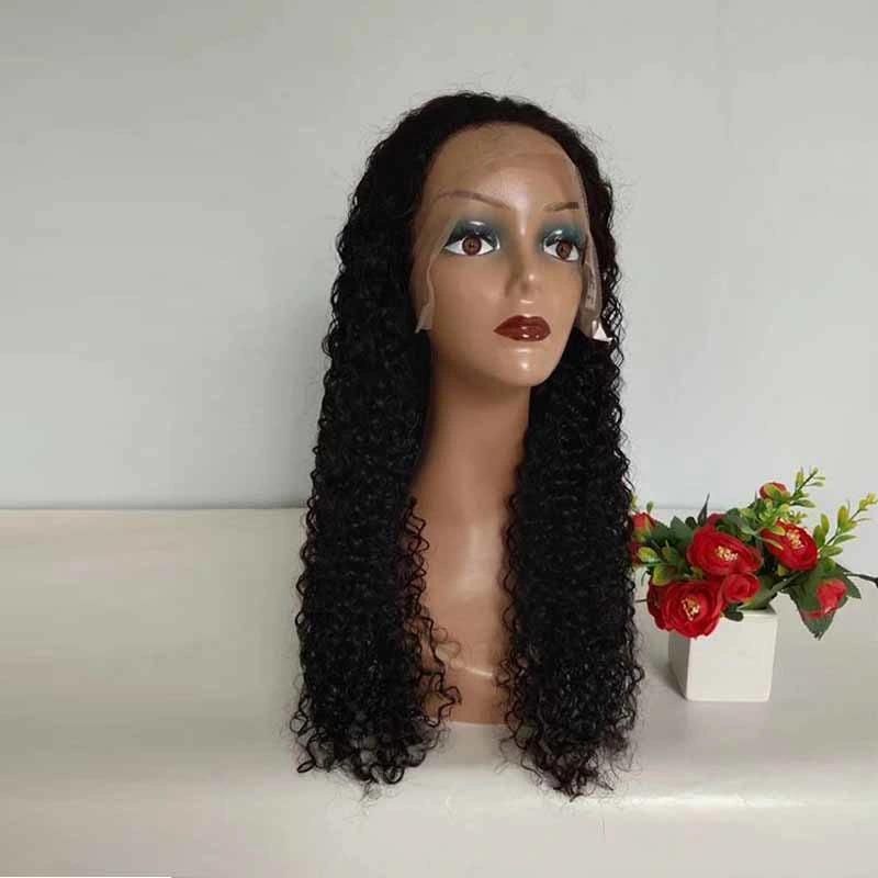 Raw Virgin Brazilian Curly Human Hair Lace Wig