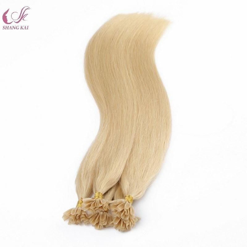 High Quality Wholesale Remy Human Hair Nano/V/U/Flat Tip White I-Tip Hair Extensions