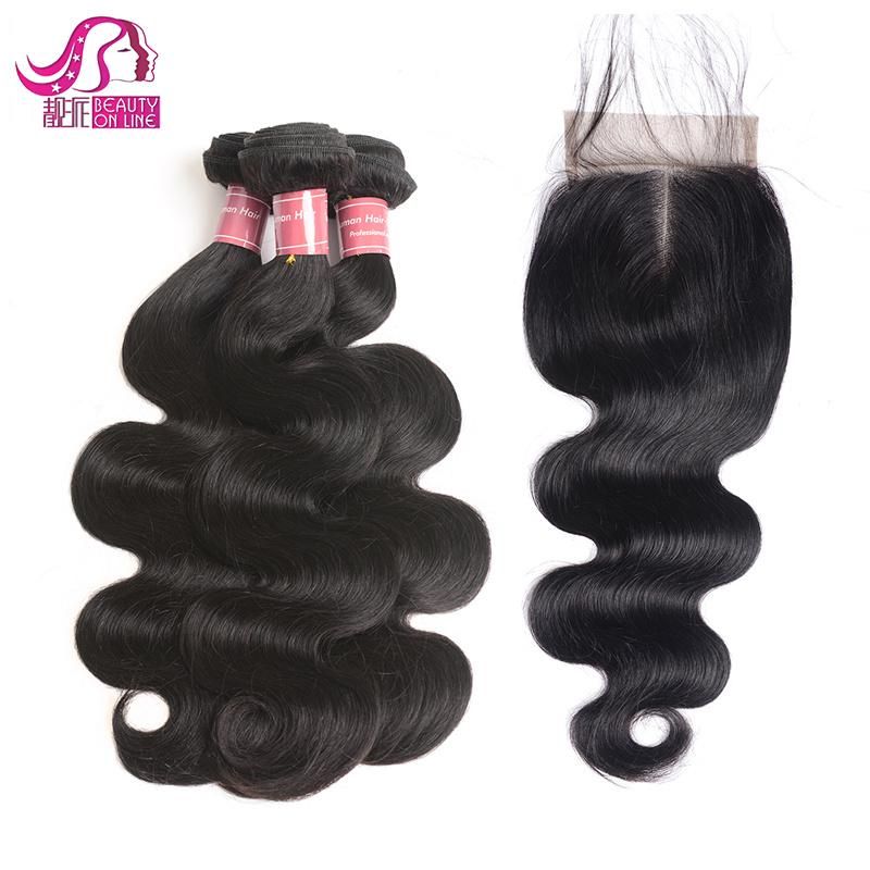 Best Selling Straight and Body Wave Indian Hair Human Hair Bundles with Lace Closures and Frontals