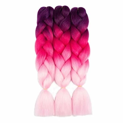 Bulk Price Synthetic Wigs Hair Extension for Ombre Braids