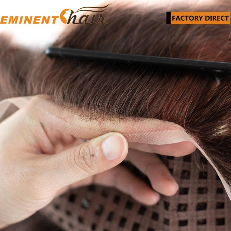 Lace Front Virgin Hair Ribbon Integration Women Hair Topper