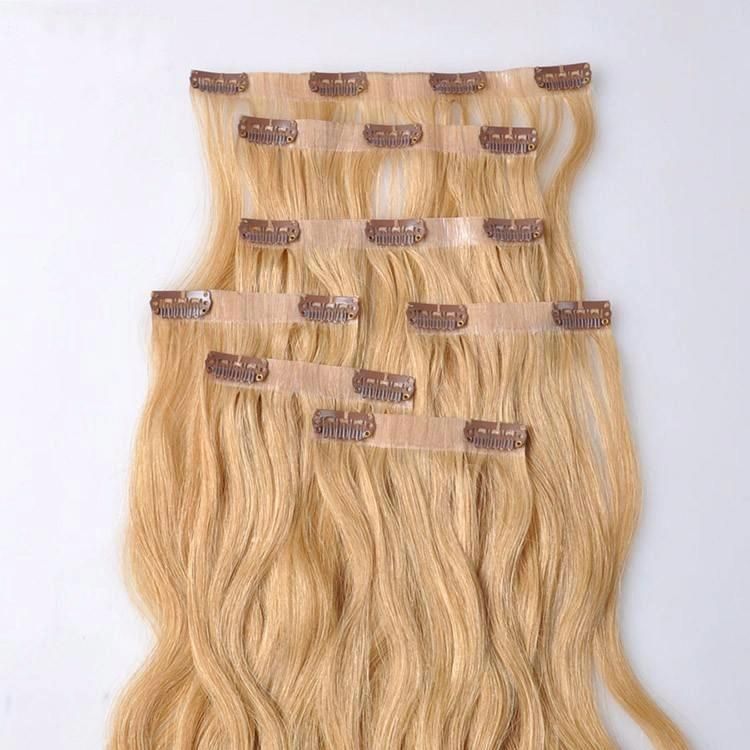 Wholesale 100% Real Remy Clip in Hair Extension, High Quanlity Hair Ornaments.