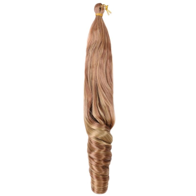 22" Loose Wave Crochet Synthetic Hair Extensions Pre-Stretched French Braiding Hair