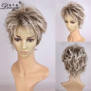 Top Quality Hot Selling Charming Short Synthetic Wig for Lady