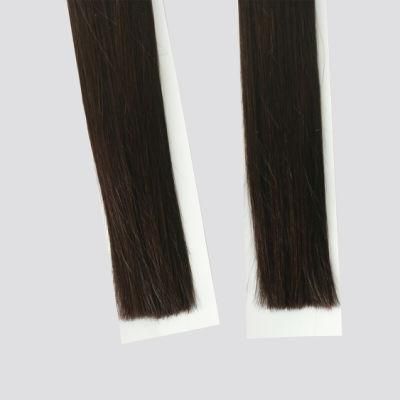 100% Natural Bluk White Invisible Tape in Double Drawn Remy Hair Extension Wholesale Price Cheap Brazilian Human Hair Weave