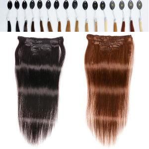 30&quot; 70g Clipin Extensions Human Hair for African American