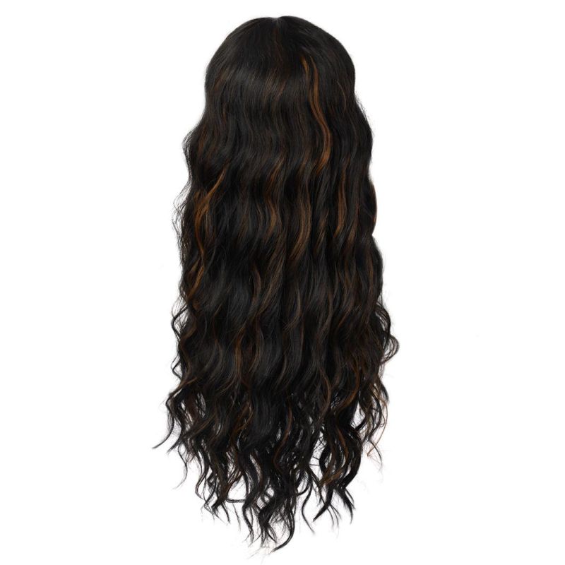 Wholesale Heat Resistant Handmade Long Body Wave Synthetic Wig for Women