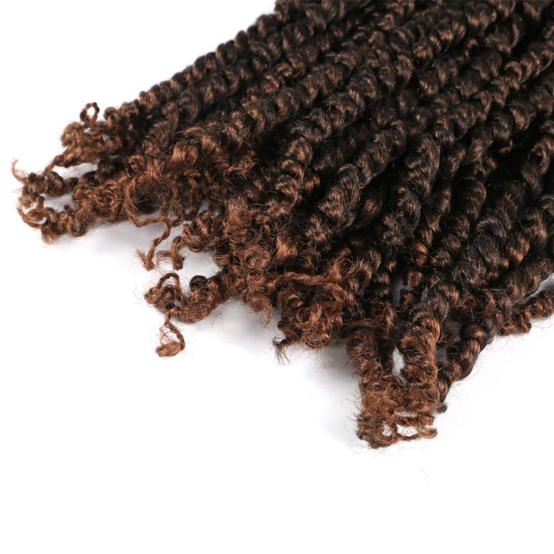 18inch 11stands/Pack Crochet Braids Hair Ombre Color Bomb Twist Braids Pre-Passion Twist Hair Extension