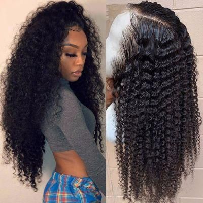 Kbeth Brazilian Deep Wave Lace Frontal Human Hair Wigs for Black Women Pre Plucked 13X4 13X6 HD Transparent Lace Frontal Wig China Vendors