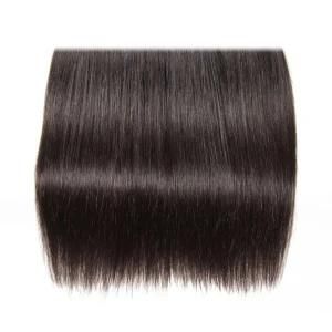 Braizilian Virgin Human Hair Bundles Natural Color Stirght Hair Weft