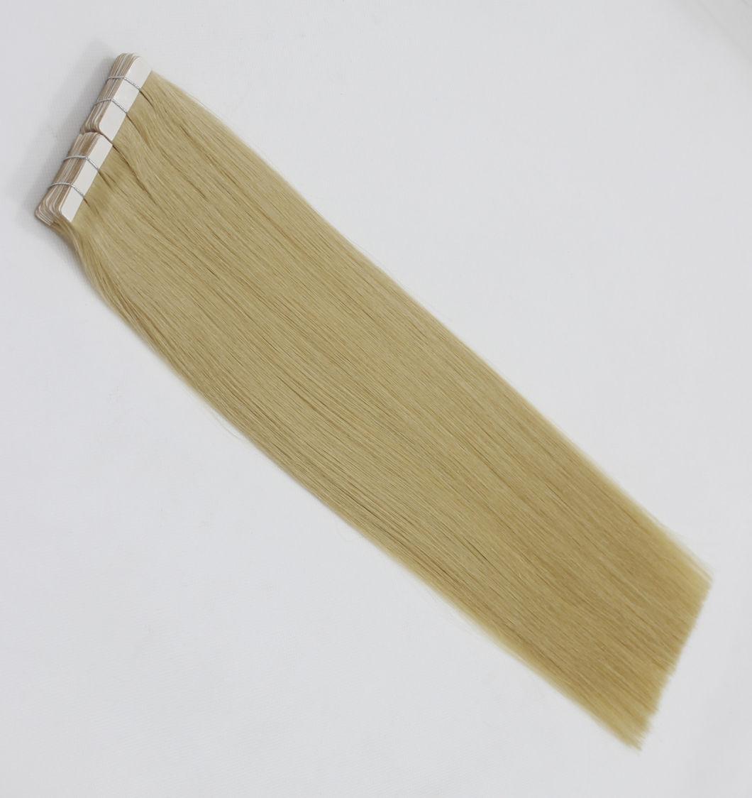 Tape in Extensions Brazilian Straight 100% Human Hair Bundles 24 Color Remy Human Hair Extensions