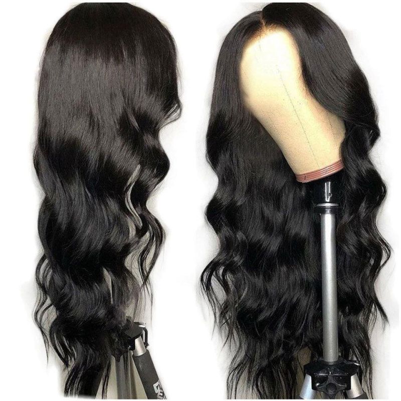 Sunlight Human Swiss Front Water Wave Frontal Lace Wig