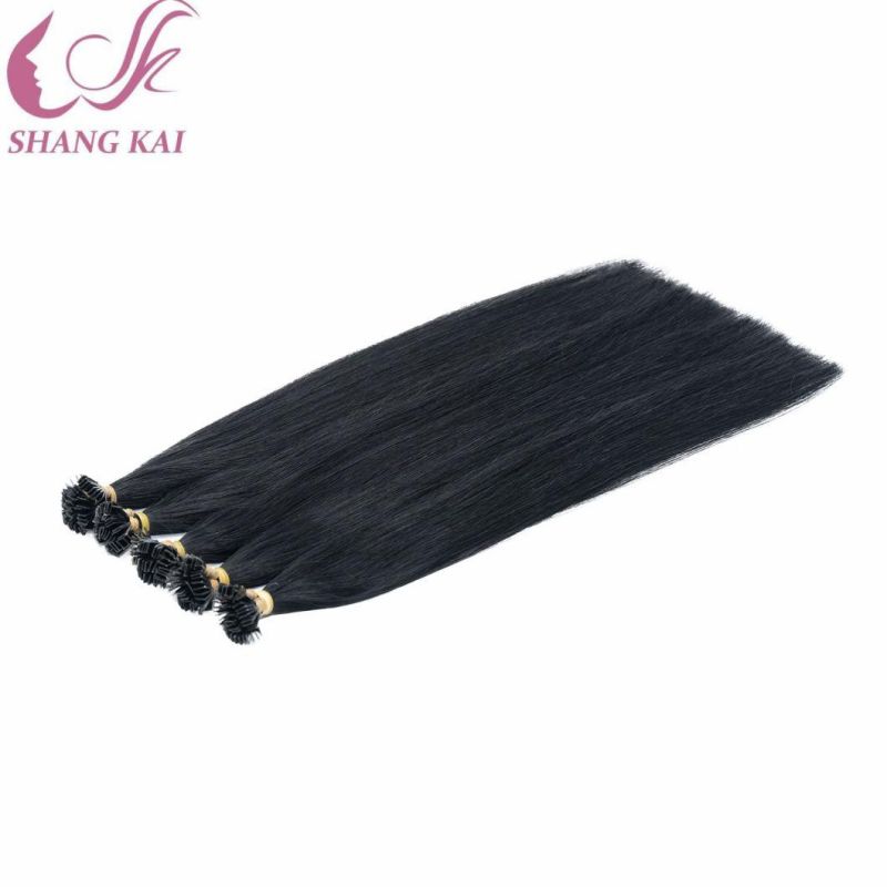 Flat Tip Human Hair Extensions 8-26 Inches Brazilian Virgin Remy Hair