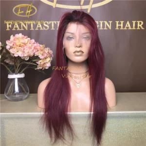 8A/9A Grade Brazilian/Indian Virgin/Remy Human Hair Full/Frontal Lace Wig with Amazing Color