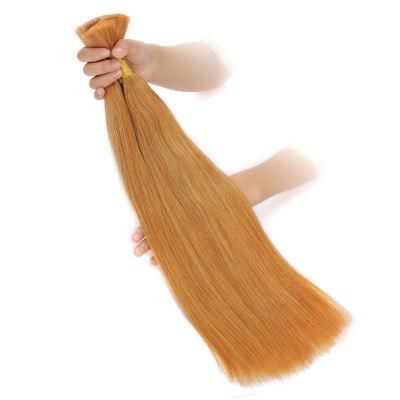 Raw Hair Unprocessed Factory Wholesale Natural Virgin 100% Human Remy Hair Extension Cuticle Aligned Bulk Hair Bulk for Braiding