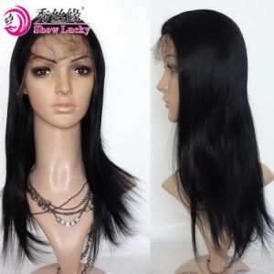 Fast Shipping 100% Unprocessed Cambodian Silk Straight Human Hair Virgin Front Lace Wig