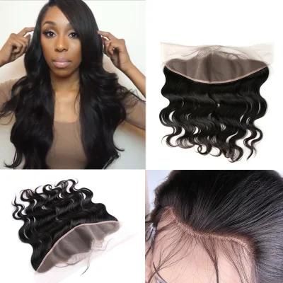 Pre Plucked Lace Frontal Closure Brazilian Virgin Hair Body Wave13X4 Ear to Ear Lace Frontal with Baby Hair